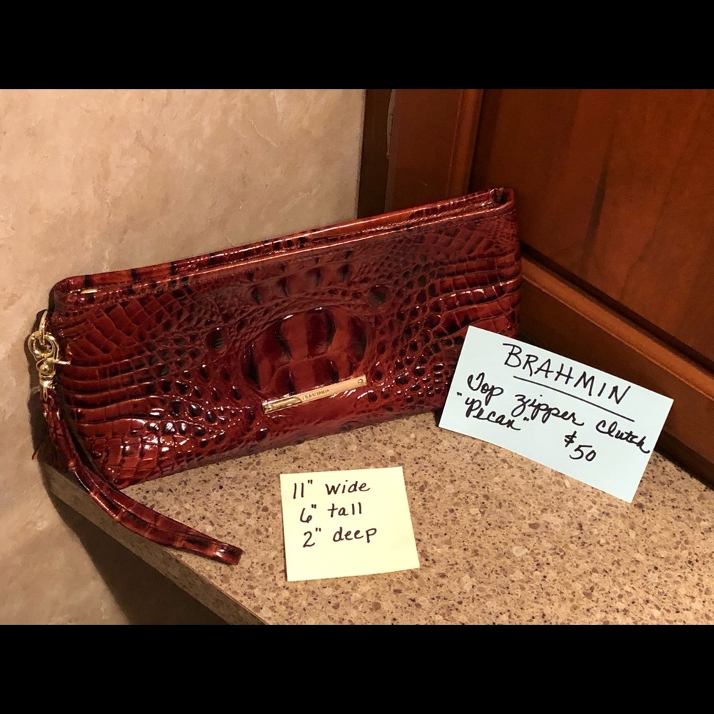 Brahmin wristlet clutch